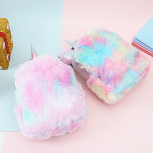Venta caliente de alta calidad unicornio mochila regalo de niñas de la escuela de niños mochila de peluche bolsa - Product Image 3