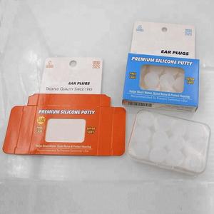 ضجيج ماء هادئ يحمي السمع فائق النعومة مقابس أذن معجون من السيليكون الناعم للنوم ممتاز - Product Image 1