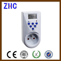 Interruptor Temporizador Digital Programable de 24 Horas TGE-6A, Enchufable, 220V