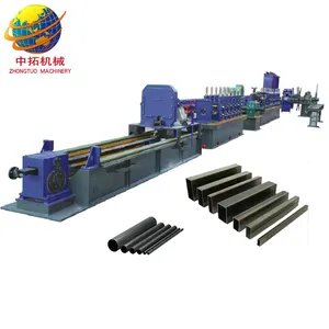 High Frequency Welded Round Square Pipe Making Roll Forming Machine