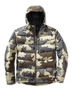 새로운 브랜드 맞춤 다운 절연 사냥 재킷 Mens Camo 사냥 재킷