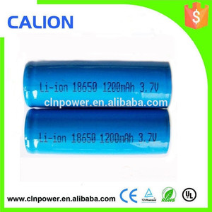 صنع في الصين 18650 3.7v 1200 بطارية ليثيوم قابلة للشحن ماه - Product Image 1