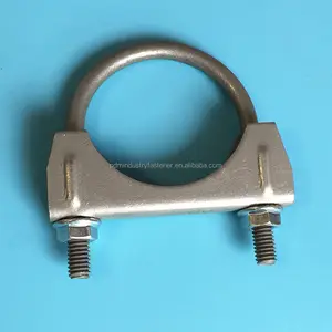 M8 U bolts 2mm metal sheet base ID 25mm round U clamp