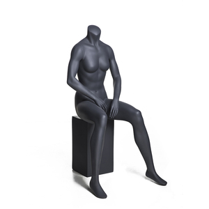 <span class=keywords><strong>Mannequin</strong></span> féminin en fibre de verre réaliste en <span class=keywords><strong>position</strong></span> assise pour l'affichage de vêtements de sport, vente en gros - Product Image 6