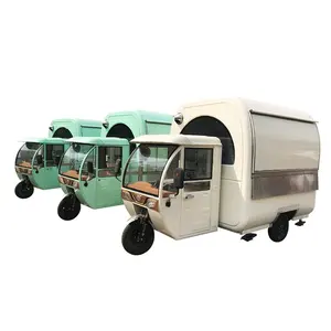 Professional Customized Electric Food Tricycle Hot Dog Cart for sale