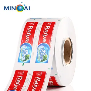 Customized Plastic Suppliers Packaging Material PBL Film Roll Toothpaste Tube Laminated Web