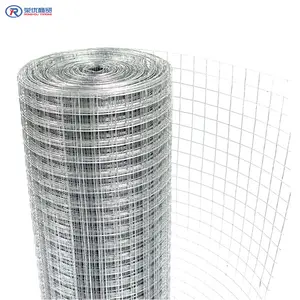 China murah persegi atau lubang persegi panjang bentuk dan mesh dilas tipe 1/2 inci galvanis dilas wire mesh