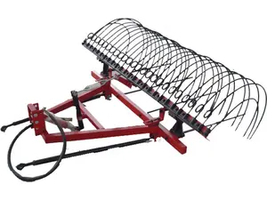 Hot 3 point mounted mini garden hay rake for tractor