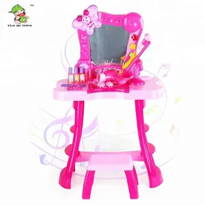 2023 Kinderen Kleuter Prinses Dressoir Speelgoed Set Speelgoed Make-Up Set Meisjes Kaptafel Speelgoed