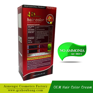 OEM professionale tinture per <span class=keywords><strong>capelli</strong></span> senza ammoniaca permanente per <span class=keywords><strong>capelli</strong></span> Color crema - Product Image 5