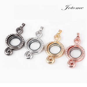 Cina All'ingrosso Pianura Twist Vite Medaglione Galleggiante, Foto di Memoria di vetro Del Pendente Del <span class=keywords><strong>locket</strong></span> Per La Collana Della Catena Che Fanno - Product Image 2