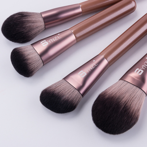 Kabuki — brosse de maquillage à la mode, en cheveux <span class=keywords><strong>gris</strong></span> et violets, design vintage, 1/12 pièces - Product Image 3