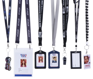 Fashion Custom Logo Keychain Neck Nylon Lanyard Sublimation Printed Lanyard Leather Lanyard Id Card Badge Holder