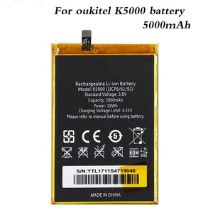 แบตเตอรี่โทรศัพท์มือถือสำหรับ OUKITEL K7 K6000 K5000 K8000 <span class=keywords><strong>K10000</strong></span> แบตเตอรี่ 10000mAh ใช้งานได้นาน - Product Image 5