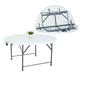 folding plastic outdoor dining round expandable price of plastic dining table
