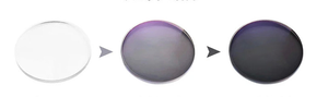 Thinkey grey ảnh quá trình chuyển đổi mắt ống kính <span class=keywords><strong>1.56</strong></span>/1.61/1.67 photochromic Spin màu xanh cắt uv420 shmc Lớp phủ ống kính quang học - Product Image 5