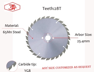 125mm 24 T TCT <span class=keywords><strong>disque</strong></span> de coupe lame de scie circulaire pour la coupe acrylique <span class=keywords><strong>bois</strong></span> - Product Image 3
