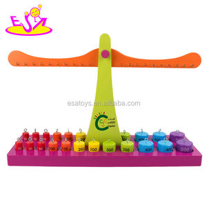 Précoce <span class=keywords><strong>Montessori</strong></span> balance en bois jouets mathématiques pour les tout-petits W11F076 - Product Image 2