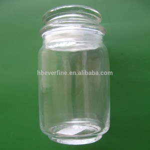 Coup de main en verre de miel pot avec couvercle de <span class=keywords><strong>tambour</strong></span> - Product Image 2