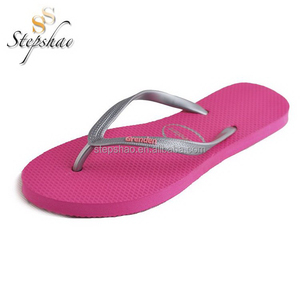 Tongs plates en caoutchouc personnalisées de haute qualité avec logo pour femmes <span class=keywords><strong>et</strong></span> filles, tongs de plage d'extérieur antidérapantes <span class=keywords><strong>et</strong></span> massantes pour l'été <span class=keywords><strong>et</strong></span> le printemps - Product Image 4