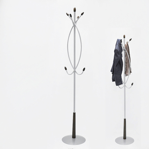 Porte-vêtements avec parapluie, barres en plastique, noir, verni, 1 pièce - Product Image 5