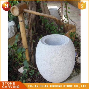 Offre Spéciale Granit Rond Fait Main de Jardin <span class=keywords><strong>en</strong></span> Forme de Vasque <span class=keywords><strong>En</strong></span> <span class=keywords><strong>Pierre</strong></span> Extérieure Abreuvoir À Vendre (usine de 24 ans) - Product Image 4