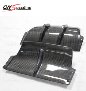 2 חתיכות סגנון סיבי פחמן אחורי פגוש שפתיים אחורי מפזר עבור פולקסווגן גולף 6 <span class=keywords><strong>R20</strong></span> עבור פולקסווגן גולף 6 - Product Image 4