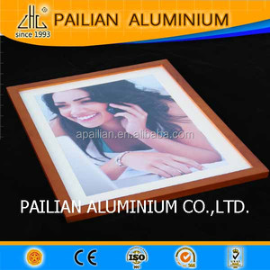 Proveedor china caliente venta extrusión de perfiles de aluminio <span class=keywords><strong>para</strong></span> grano de madera hermoso marco foto de la niña - Product Image 3