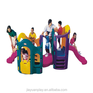 Plastic slide for children independent play indoor playground