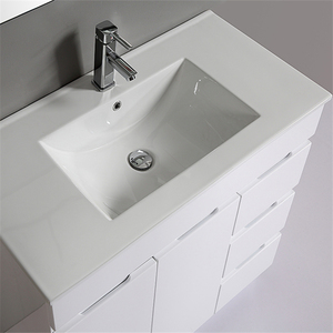 Proveedor Chino <span class=keywords><strong>barato</strong></span> <span class=keywords><strong>Hotel</strong></span> baño vanidad de doble al por mayor cuencas gabinete de madera sólida - Product Image 4