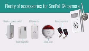 Không Dây 4G IP Máy Ảnh Kỹ Thuật Số Với Cảm Biến CMOS H.264 Nén <span class=keywords><strong>Video</strong></span> Đám Mây Lưu Trữ Dữ Liệu Tùy Chọn Cho Sử Dụng Trong Nhà - Product Image 6
