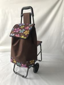 उच्च गुणवत्ता के नए उत्पाद जापानी प्रख्यात ट्राली बैग धातु शॉपिंग ट्रॉली/गाड़ी - Product Image 2