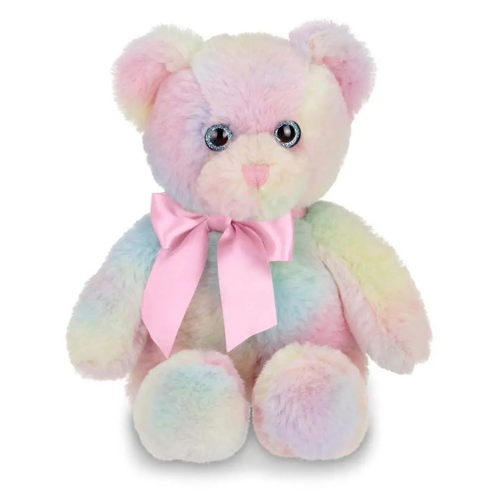Customized Stuffed Animal Plush Rainbow Teddy Bear