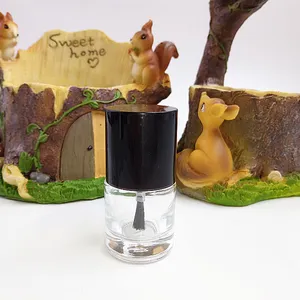 wholesale 5ml 10ml 15ml Glass Nail polish bottle,Clear Nail Oil bottle,Empty Glass bottle for nail polish