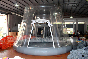 Tienda inflable para césped claro transparente al aire libre para <span class=keywords><strong>camping</strong></span> familiar - Product Image 4