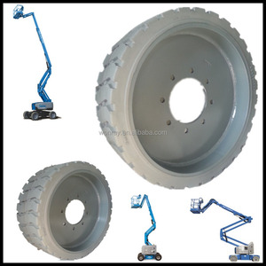 Genio <span class=keywords><strong>Z30</strong></span> / 20N eléctrico articulación Boom ascensores piezas 22x7x173 / 4 neumáticos de goma maciza no-Marca - Product Image 2