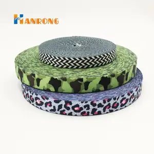 Factory price sublimation transfer webbing band with custom print belt