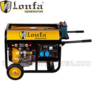 190A 210A 휴대용 5kw 디젤 용접기 발전기 - Product Image 2