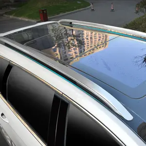 उच्च गुणवत्ता ब्रांड नई एबीएस पेंच फिक्सिंग कार स्टाइलिंग सहायक उपकरण ऑटो फोर्ड एज के लिए छत रैक सामान की रैक