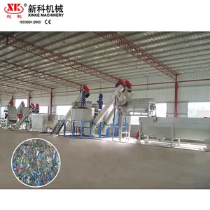 PET bottles hot washing recycling equipment production line manufacturer