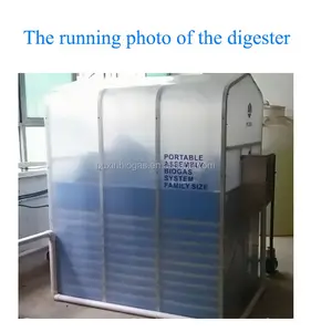 المحمول DIY مصنع الغاز الحيوي Biodigester
