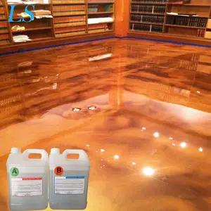 用于地板涂料的金属环氧树脂，环氧地下室地板，用于面漆的透明环氧环氧树脂抛光地板
