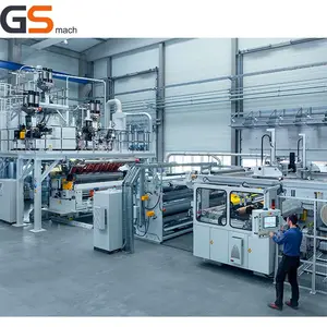 Plastic Gegoten Film Productielijn Pp Pe Hdpe Casting Film Making Machine Extrusie Lijn