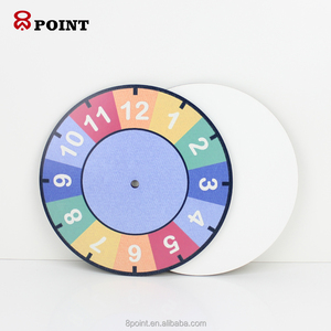 170*170*5Mm Trống Thăng Hoa Đồng Hồ Bảng Cứng Đồng Hồ Treo Tường Mdf - Product Image 4