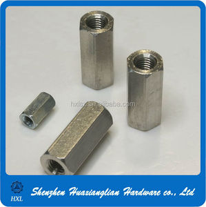 Separadores Hembra de Acero Inoxidable Galvanizado DIN 6334 DIN 1479, Acoplamiento con Tuerca Hexagonal Larga - Product Image 2