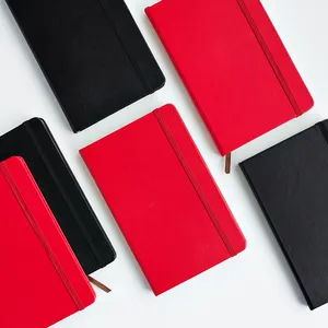 时尚设计批发 PU 记事本皮革精装笔记本与笔笔记本笔记本