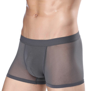 Calzoncillos Boxer Lisos al por Mayor, Ropa Interior Sexy Transparente - Product Image 3