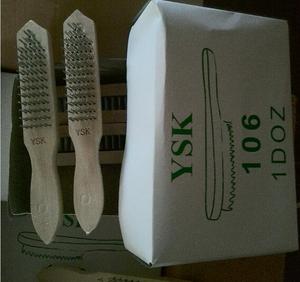High Quality Galvanized Steel <strong>Wire</strong> <strong>Brush</strong> with Wooden Handle - Product Image 4