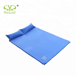 Colchoneta autohinchable con almohada para dormir, acampada, empalme, doble Persona, disponible