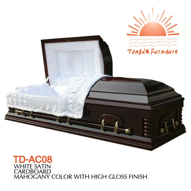 TD-AC08 Export OEM Funeral furniture casket and coffin